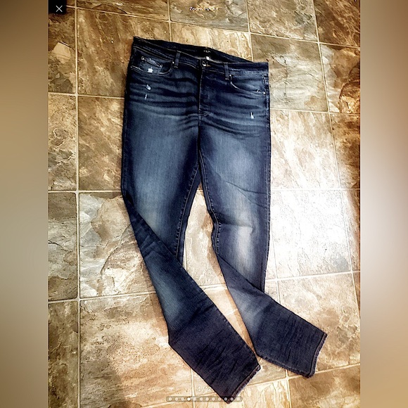 Amiri stack 5 button Cobrax original raw denim beautiful 30w 34.5”in stack Italy - Picture 3 of 17